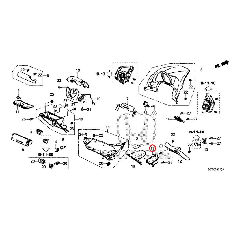 [NEW] JDM HONDA CR-Z ZF2 2014 Instrument panel garnish (driver side) GENUINE OEM - Image 22