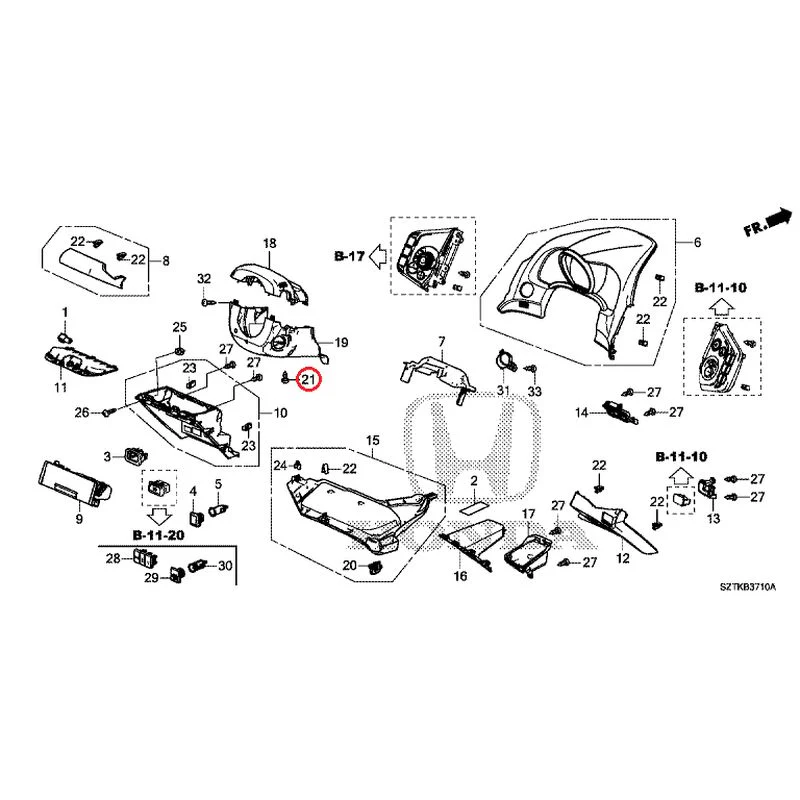[NEW] JDM HONDA CR-Z ZF2 2014 Instrument panel garnish (driver side) GENUINE OEM - Image 26