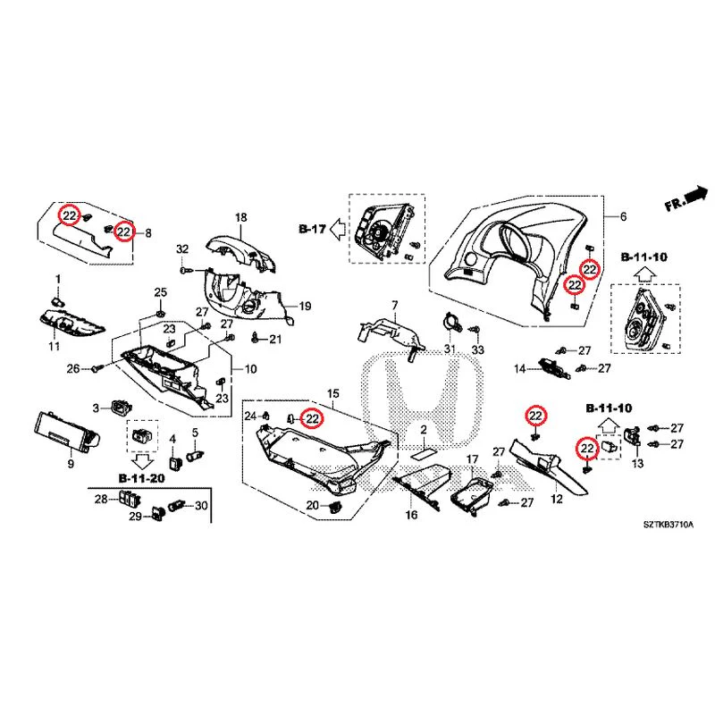 [NEW] JDM HONDA CR-Z ZF2 2014 Instrument panel garnish (driver side) GENUINE OEM - Image 27