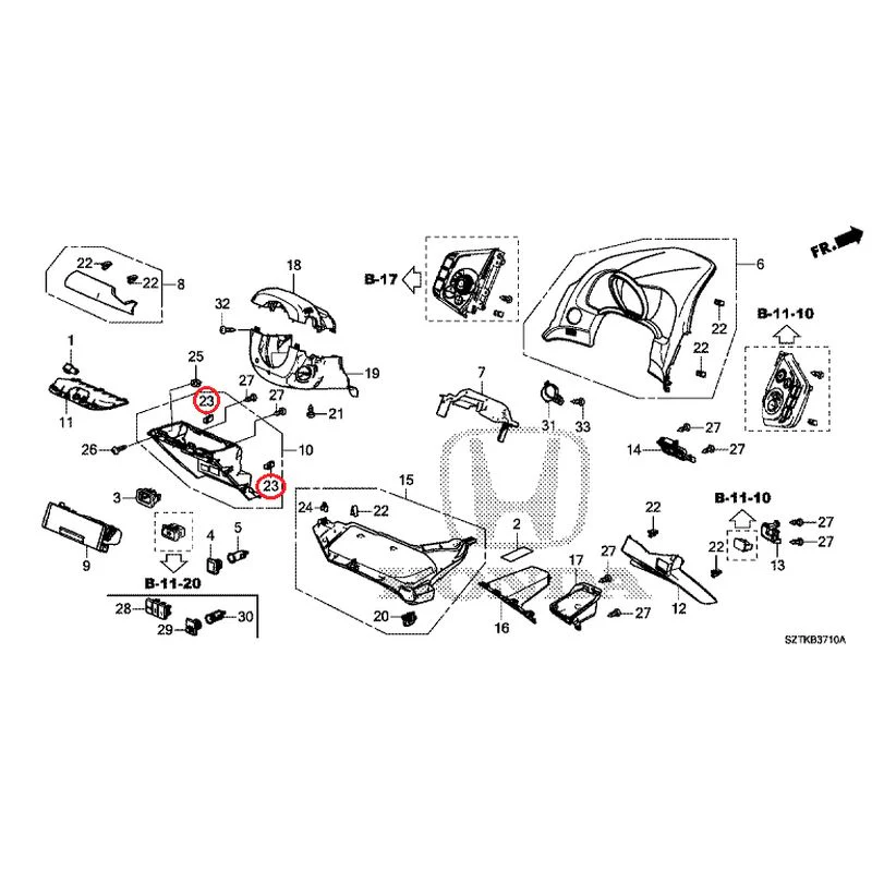 [NEW] JDM HONDA CR-Z ZF2 2014 Instrument panel garnish (driver side) GENUINE OEM - Image 28