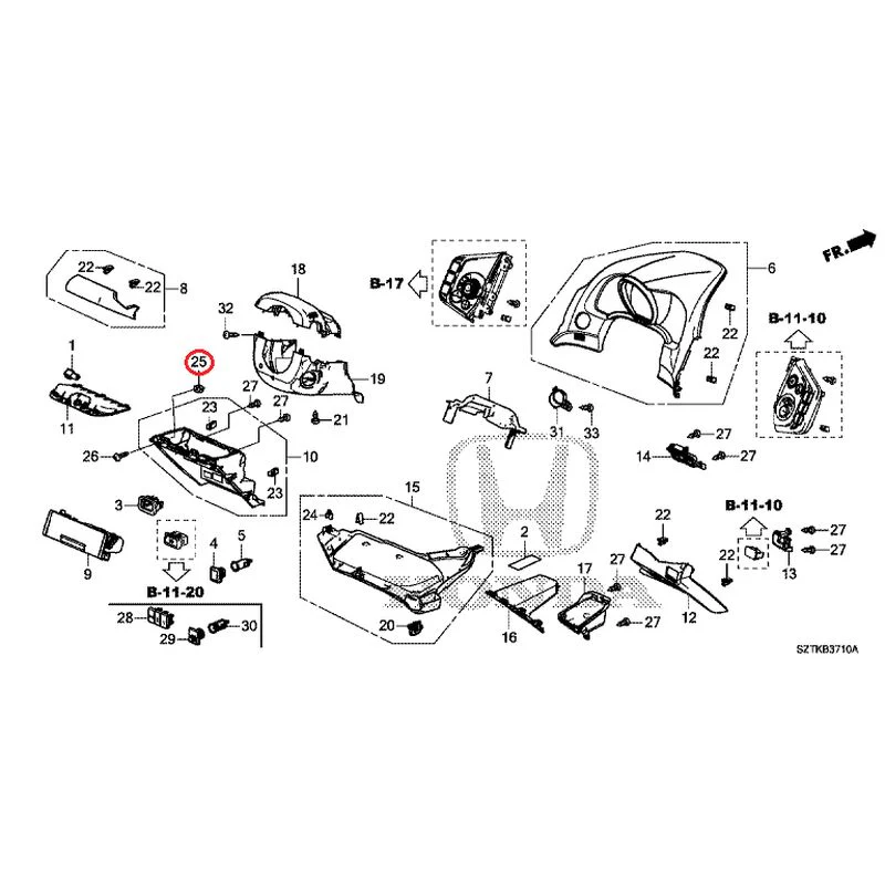 [NEW] JDM HONDA CR-Z ZF2 2014 Instrument panel garnish (driver side) GENUINE OEM - Image 30