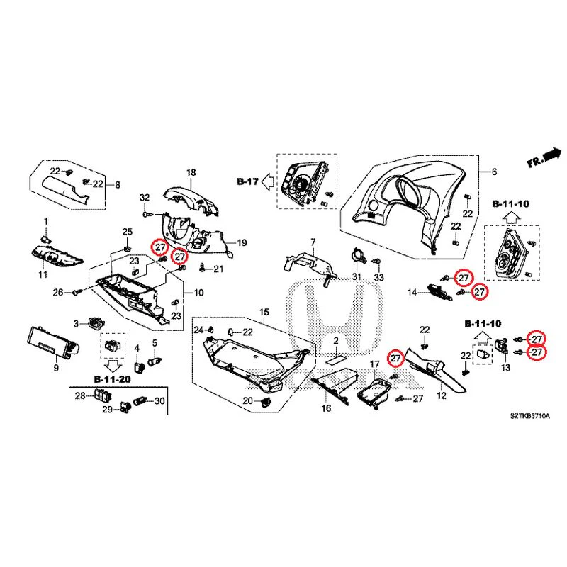 [NEW] JDM HONDA CR-Z ZF2 2014 Instrument panel garnish (driver side) GENUINE OEM - Image 32