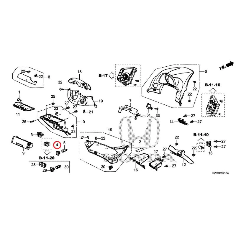[NEW] JDM HONDA CR-Z ZF2 2014 Instrument panel garnish (driver side) GENUINE OEM - Image 5