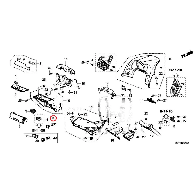 [NEW] JDM HONDA CR-Z ZF2 2014 Instrument panel garnish (driver side) GENUINE OEM - Image 6