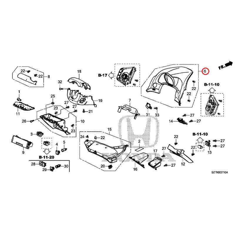 [NEW] JDM HONDA CR-Z ZF2 2014 Instrument panel garnish (driver side) GENUINE OEM - Image 7