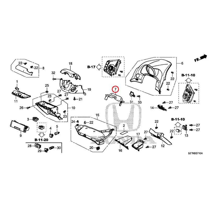 [NEW] JDM HONDA CR-Z ZF2 2014 Instrument panel garnish (driver side) GENUINE OEM - Image 8