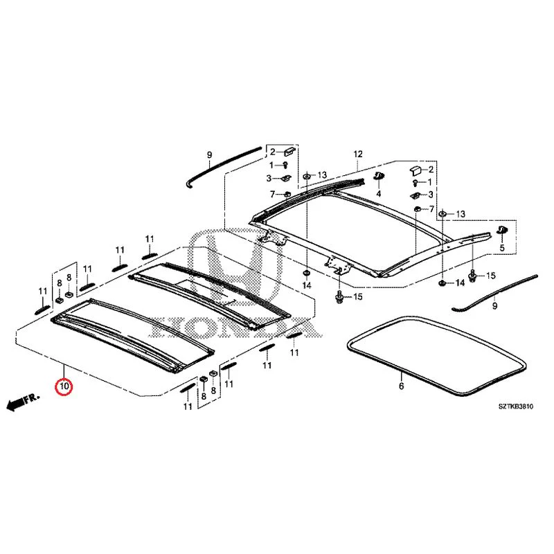 [NEW] JDM HONDA CR-Z ZF2 2014 Sunshade GENUINE OEM - Image 11