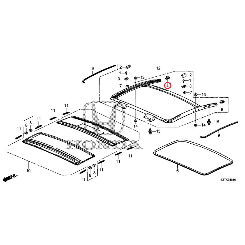 [NEW] JDM HONDA CR-Z ZF2 2014 Sunshade GENUINE OEM - Image 5