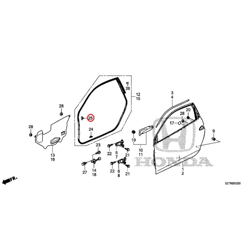 [NEW] JDM HONDA CR-Z ZF2 2014 Door Panels GENUINE OEM - Image 27