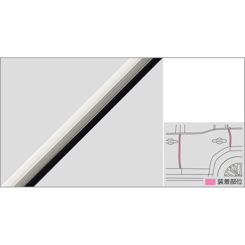 [NEW] JDM Toyota Land Cruiser 250 J250W Door Edge Protector Genuine OEM - Image 3