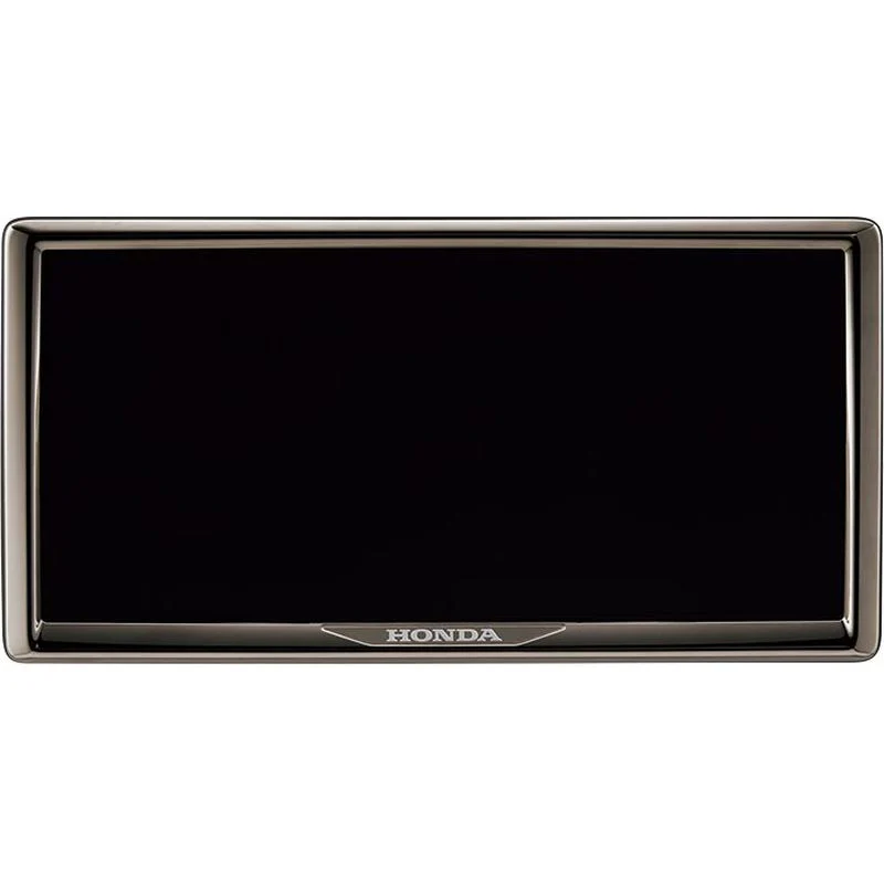 [NEW] JDM Honda VEZEL RV License Frame Dark Chrome Plated Type Genuine OEM - Image 3