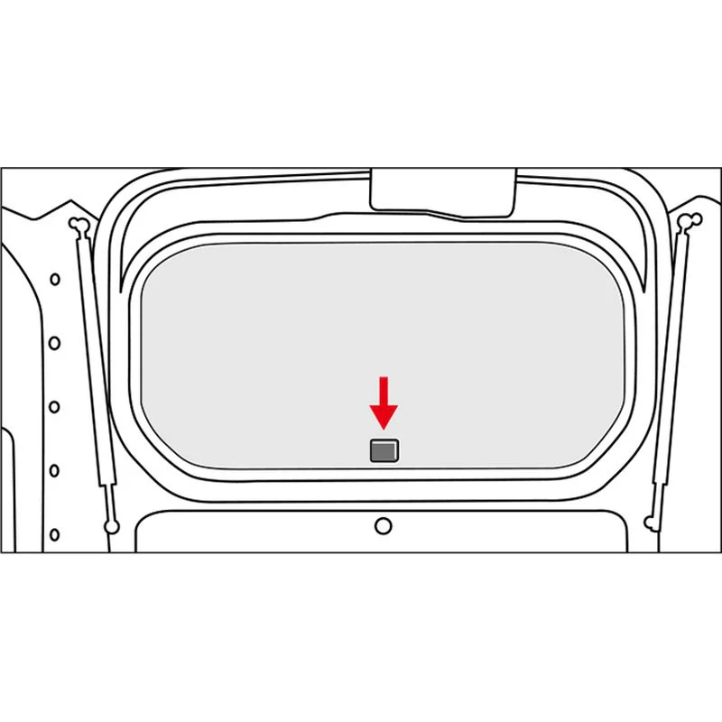[NEW] JDM Honda N-VAN JJ1/2 Advanced Room Mirror Genuine OEM - Image 4
