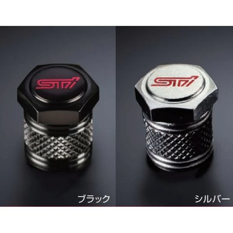 [NEW] JDM Subaru WRX S4 VBH STI Valve Cap Set Genuine OEM - Image 2