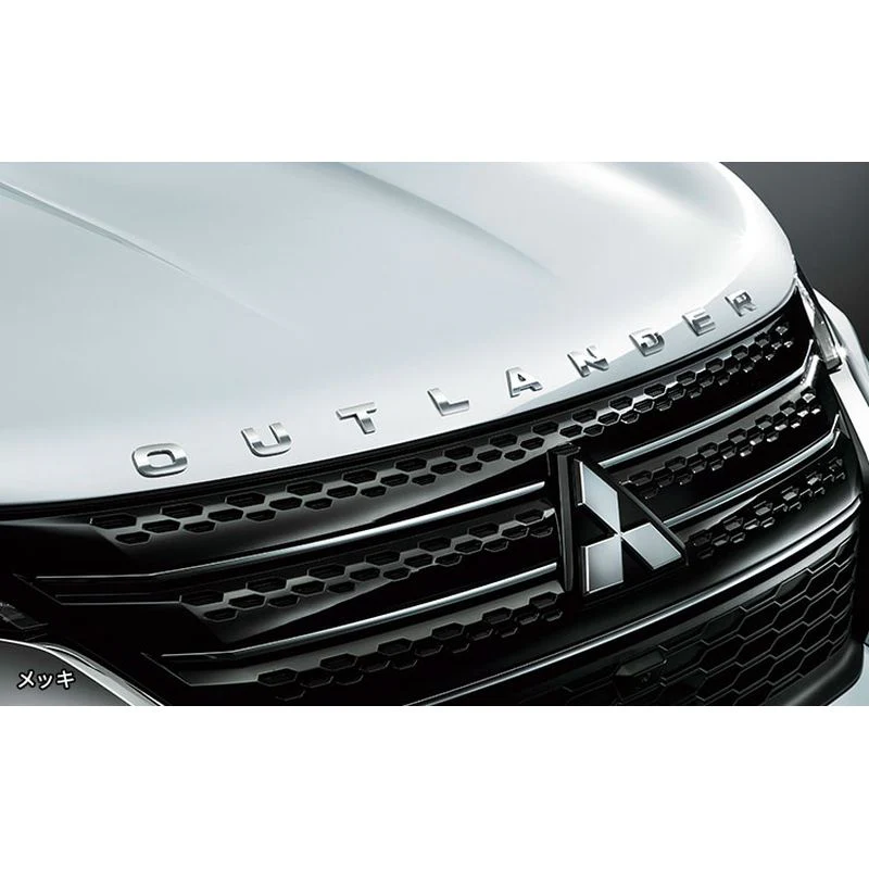 [NEW] JDM Mitsubishi OUTLANDER PHEV GN0W Engine Hood Emblem Genuine OEM - Image 3