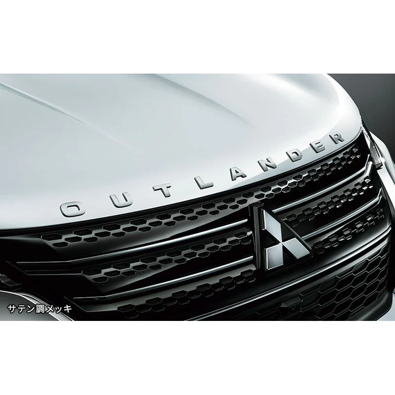 [NEW] JDM Mitsubishi OUTLANDER PHEV GN0W Engine Hood Emblem Genuine OEM - Image 4