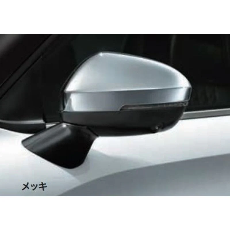 [NEW] JDM Mitsubishi OUTLANDER PHEV GN0W Mirror Cover Plated Black Genuine OEM - Image 2